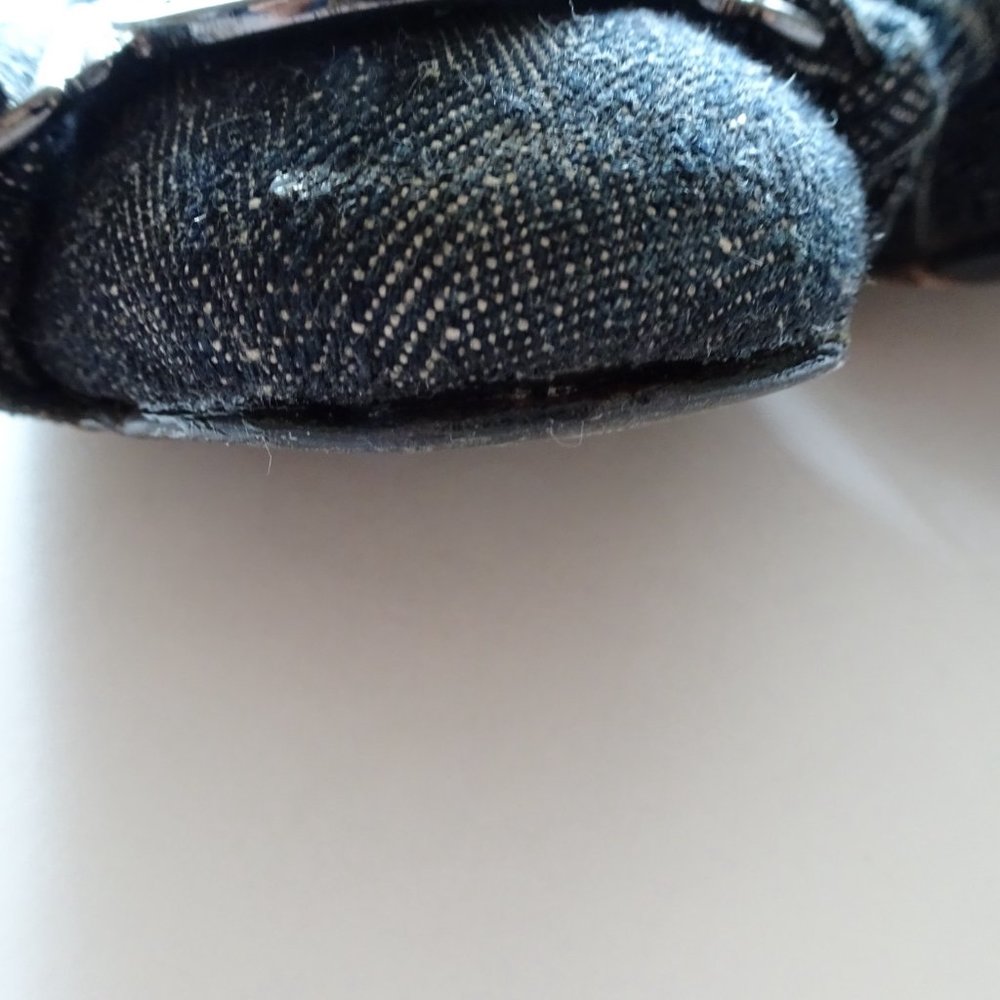 Burberry Dark Blue Denim Ballet Flats - Picture 3 of 8